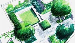 ontwerpschets project vuurdoop